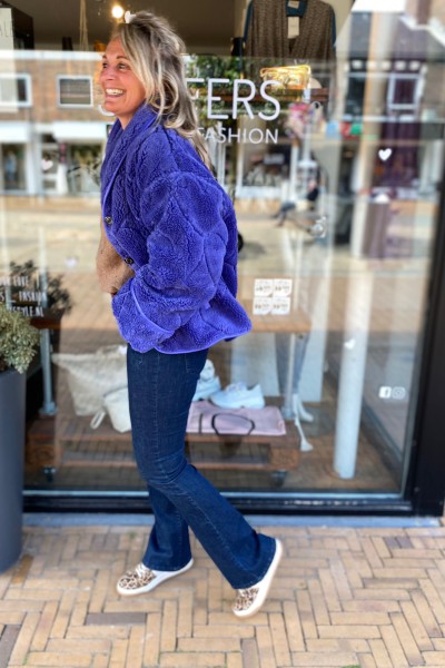 Fabienne Chapot Merlin jacket poppy purple melange 