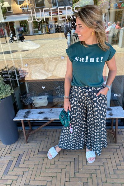 By-Bar Thelma salut top - deep green