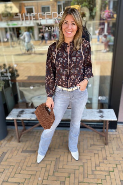 Maison Hotel Ingrid blouse - Tabacco 