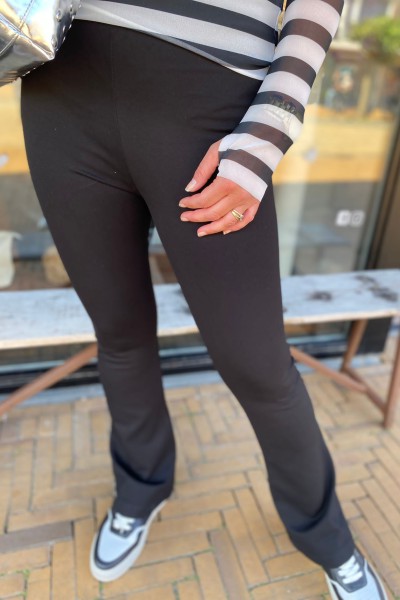 Homage 009 Jane flared pants zwart
