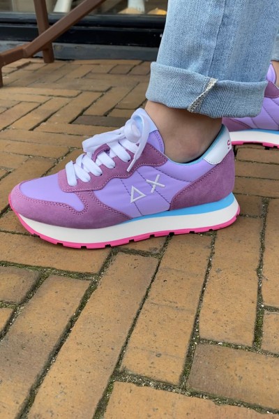 Sun68 sneakers lila Ally dolid nylon
