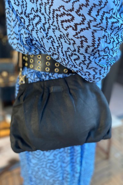 Depeche Zwarte Crossbody Bag
