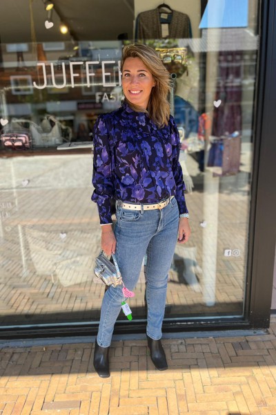 Fabienne Chapot Arlene blouse - Violet Chacha 