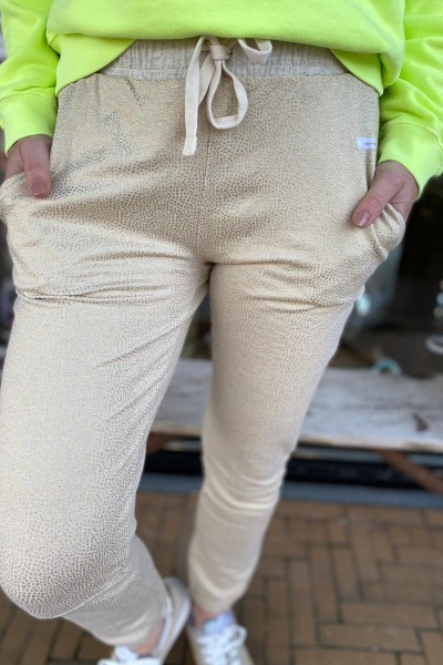 10 Days Cropped Jogger foil light safari 
