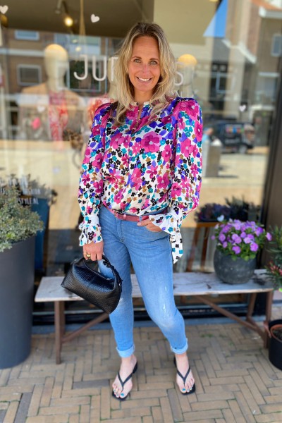 Fabienne chapot  Kylie blouse White/Bubble 
