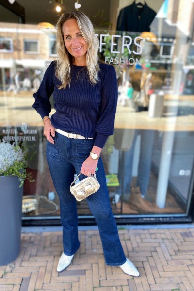 Ibana Marine blue totie top