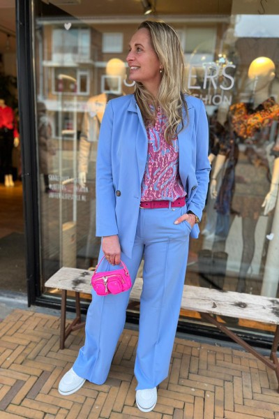 Fabienne Chapot colbert raid blue benny blazer