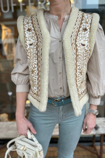 Fabienne Chapot gilet jimmy desert