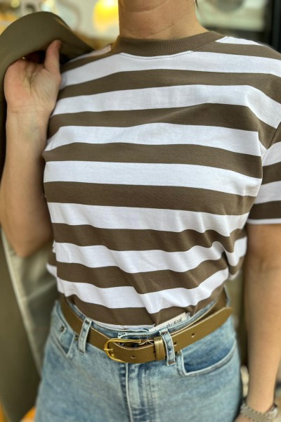 Selected femme tshirt essential striped tee