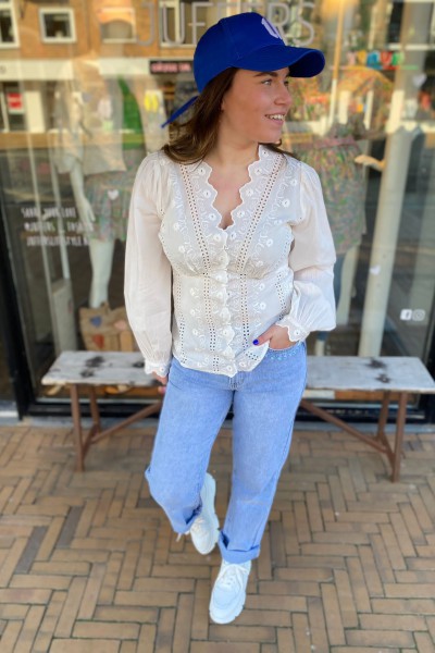 Petite Medigote Manou blouse white