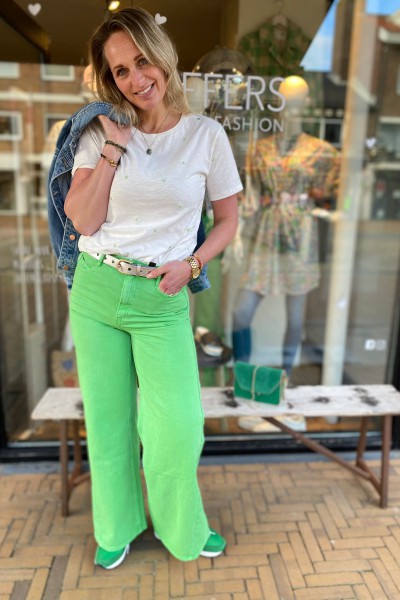 Fabienne Chapot PHIL T-shirt cream white 