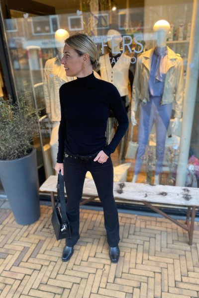 Lois jeans Raval lea soft black lengte L 34 
