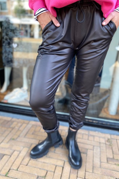 10 days Leather cropped jogger long 20-042-2204