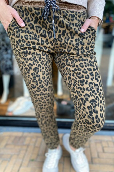10 days Cropped jogger leopard long