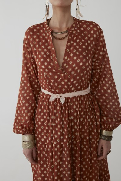 Maison Hotel Didi midi dress biscuit
