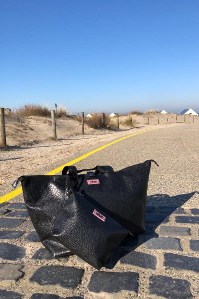 Mini Bag croco black 