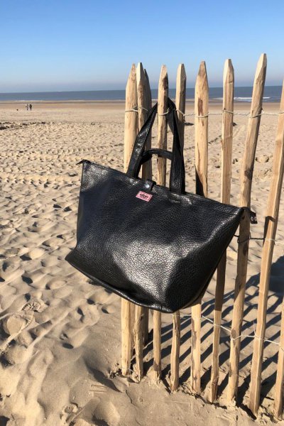Bag croco black 